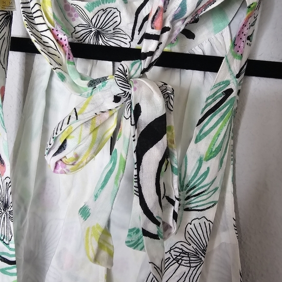 Free People Lots of Love Printed Halter Top Size M Medium - Picture 8 of 12